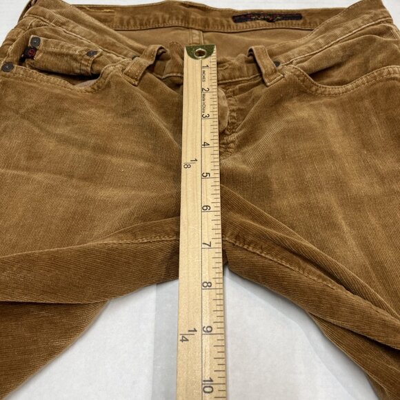 Vintage Adriano Goldschmied Pants Womens 25 Angel Corduroy Low Rise Wide Leg Y2K - Picture 5 of 10